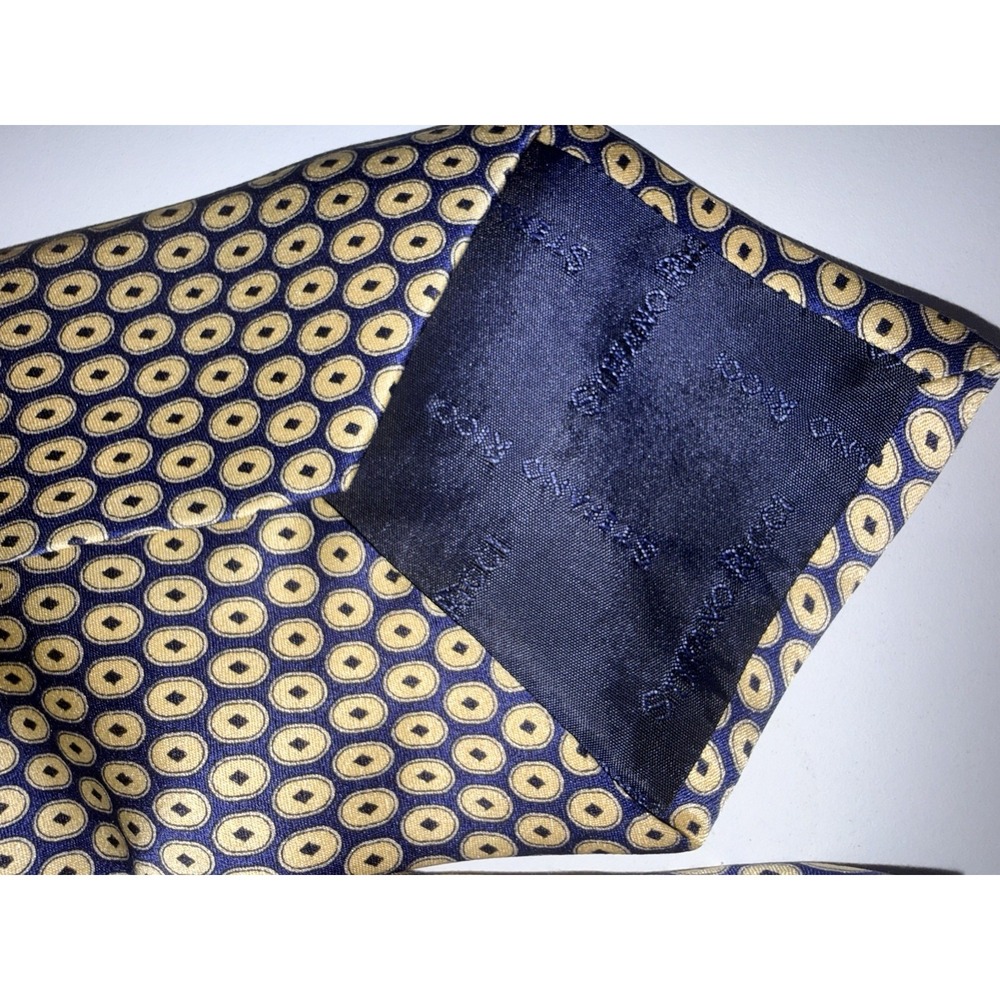 Stefano Ricci‎ Tie Yellow And Blue R - Picture 5 of 5